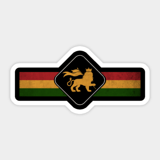 Rasta Lion Session Sticker